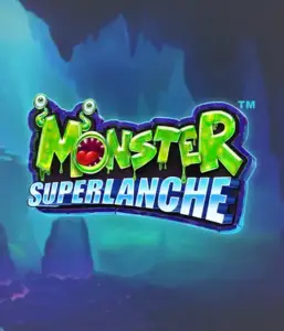 Dive into the mysterious depths with Monster Superlanche slot by Pragmatic Play, showcasing a vivid and whimsical monster logo against a misty cave background. This graphic captures the adventure and mystery of a monster-themed game, great for those who enjoy quirky themes, delivering a captivating play experience. 